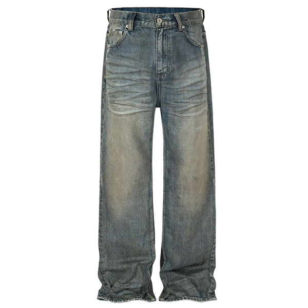 Faded Baggy Denim Jeans